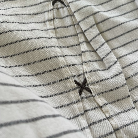 West Elm Pleats & Stripes Full/Queen Duvet Cover - Picture 3 of 3